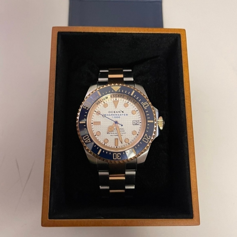 OceanX Sharkmaster 1000SM$1053 NH35 AutomaticStainless Steel Watch